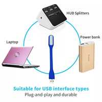 Портативна USB лампа підсвітка для ноутбука Led Plastic