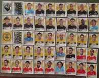 Lote de cromos recuperados "Futebol 2010/11" (lista na última foto)