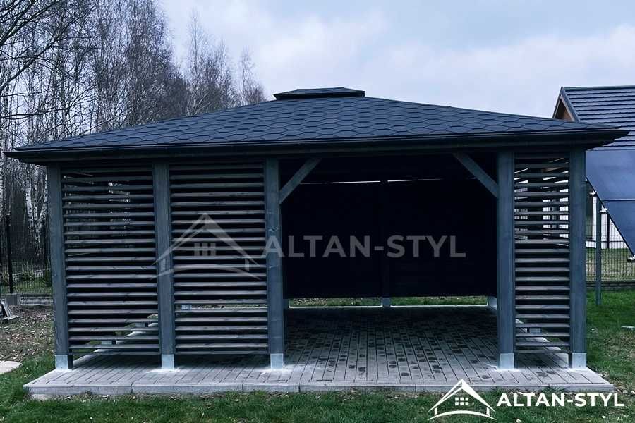Altany, altanki, wiaty, altana ogrodowa KAROLINA 3x3m PRODUCENT