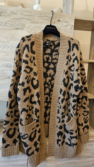 Кардиган з леопардовим принтом