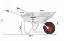 Taczka rewelacja nowa 140 l
