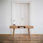 Biurko drewniane Viken mid-century modern duński styl