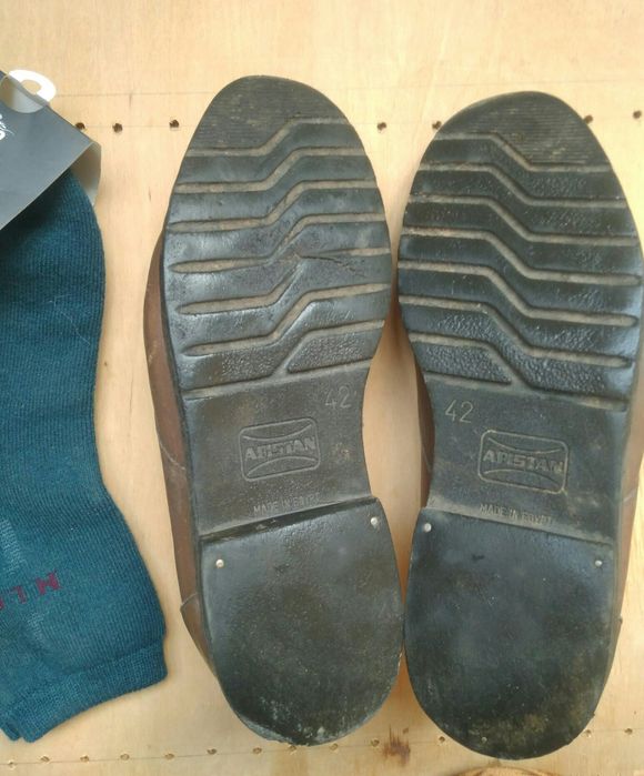 Мужские туфли коричневые