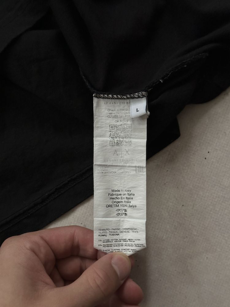 Armani exchange icon tee original футболка армані