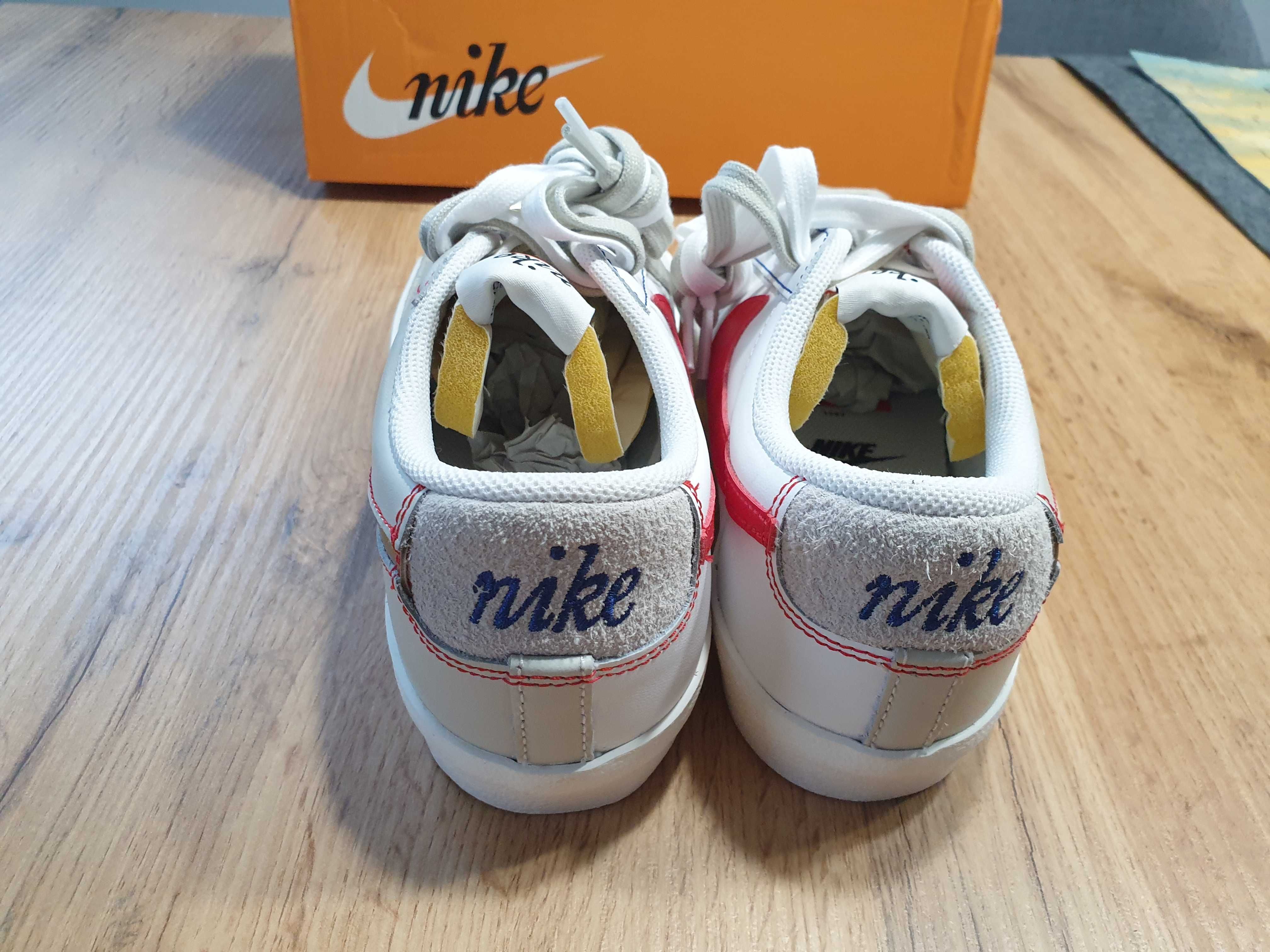 Buty Nike Blazer Low'77 PRM, skóra, zamsz, rozmiar 40