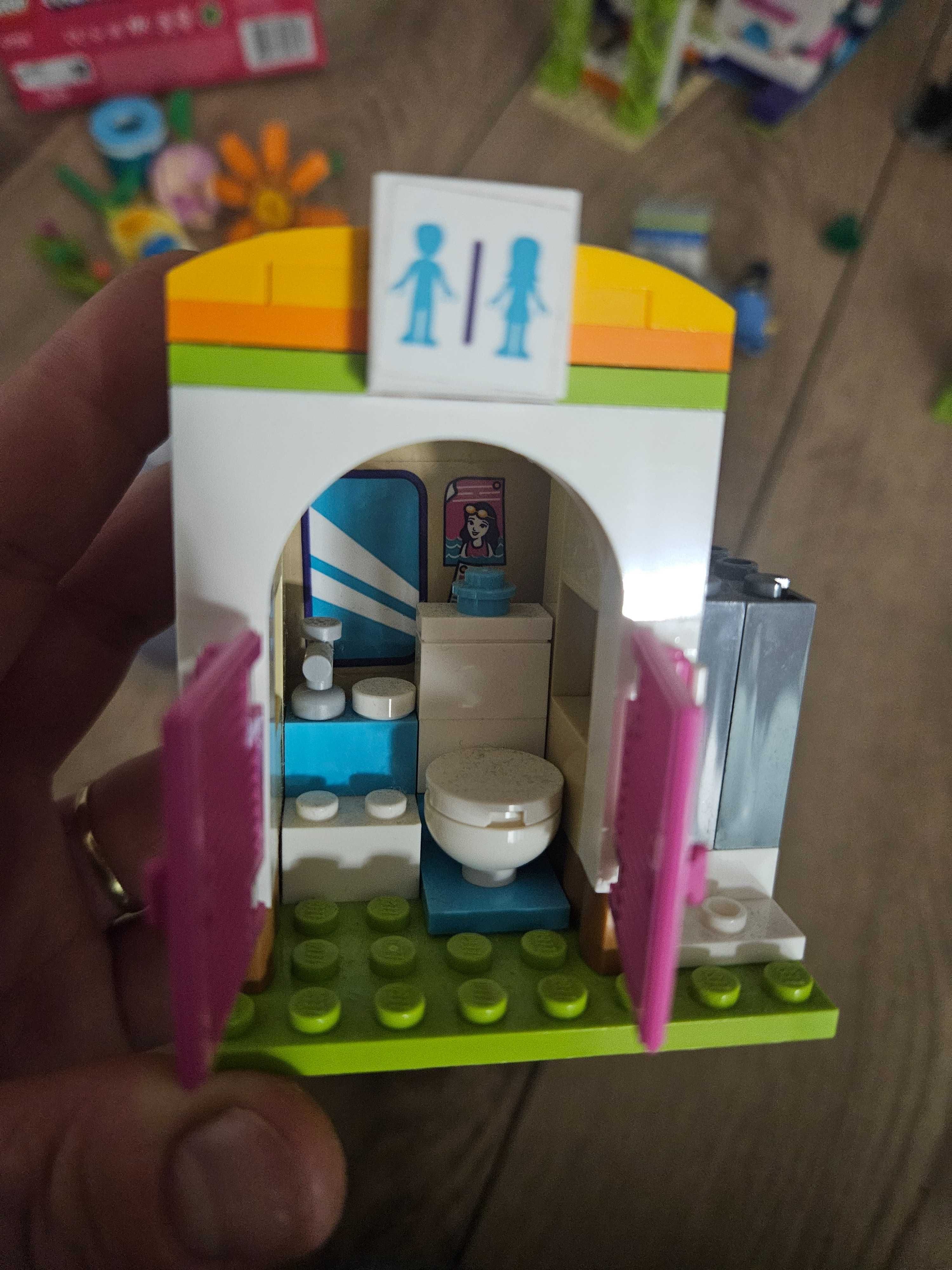 Zestaw lego friends basen skate policja 41313