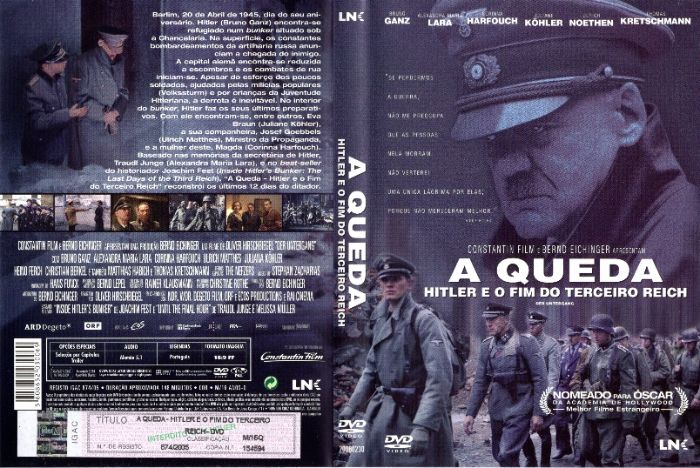 DVD Filme "A Queda - Hitler e o fim do terceiro Reich"