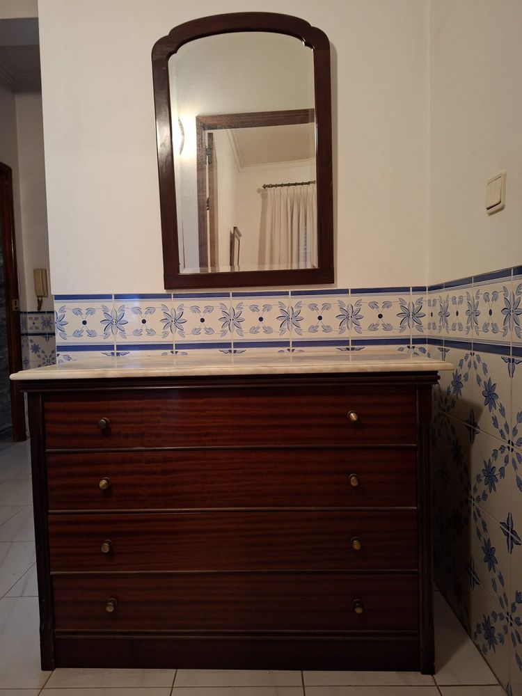 Movel entrada castanho