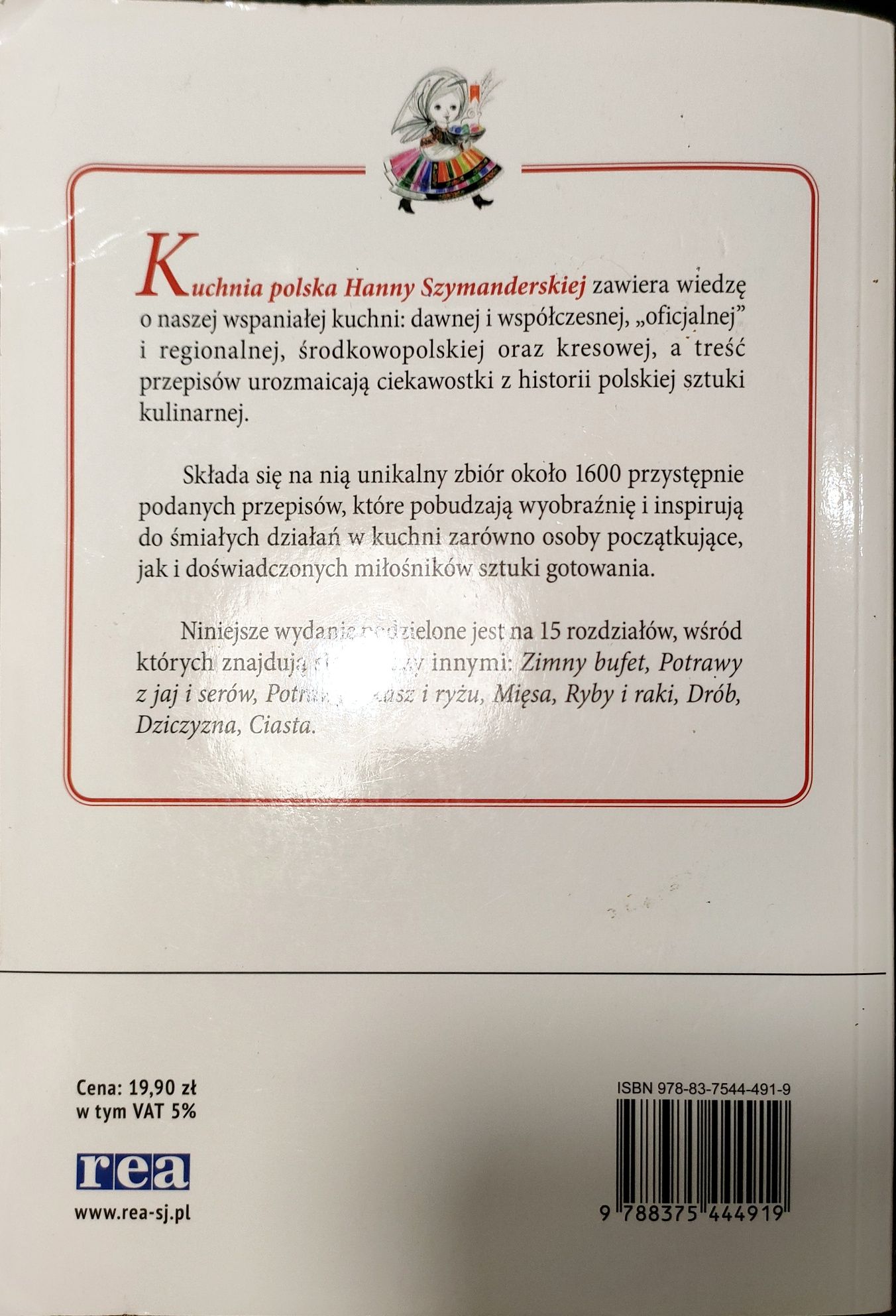 Książka kucharska z przepisami kuchnia polska