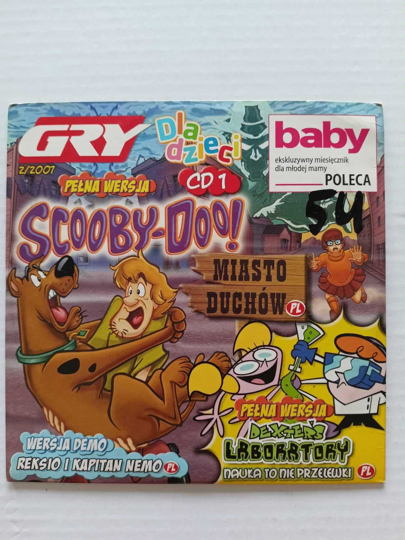 Scooby Doo Miasto Duchów + Dexter's Laboratory PC - unikat!