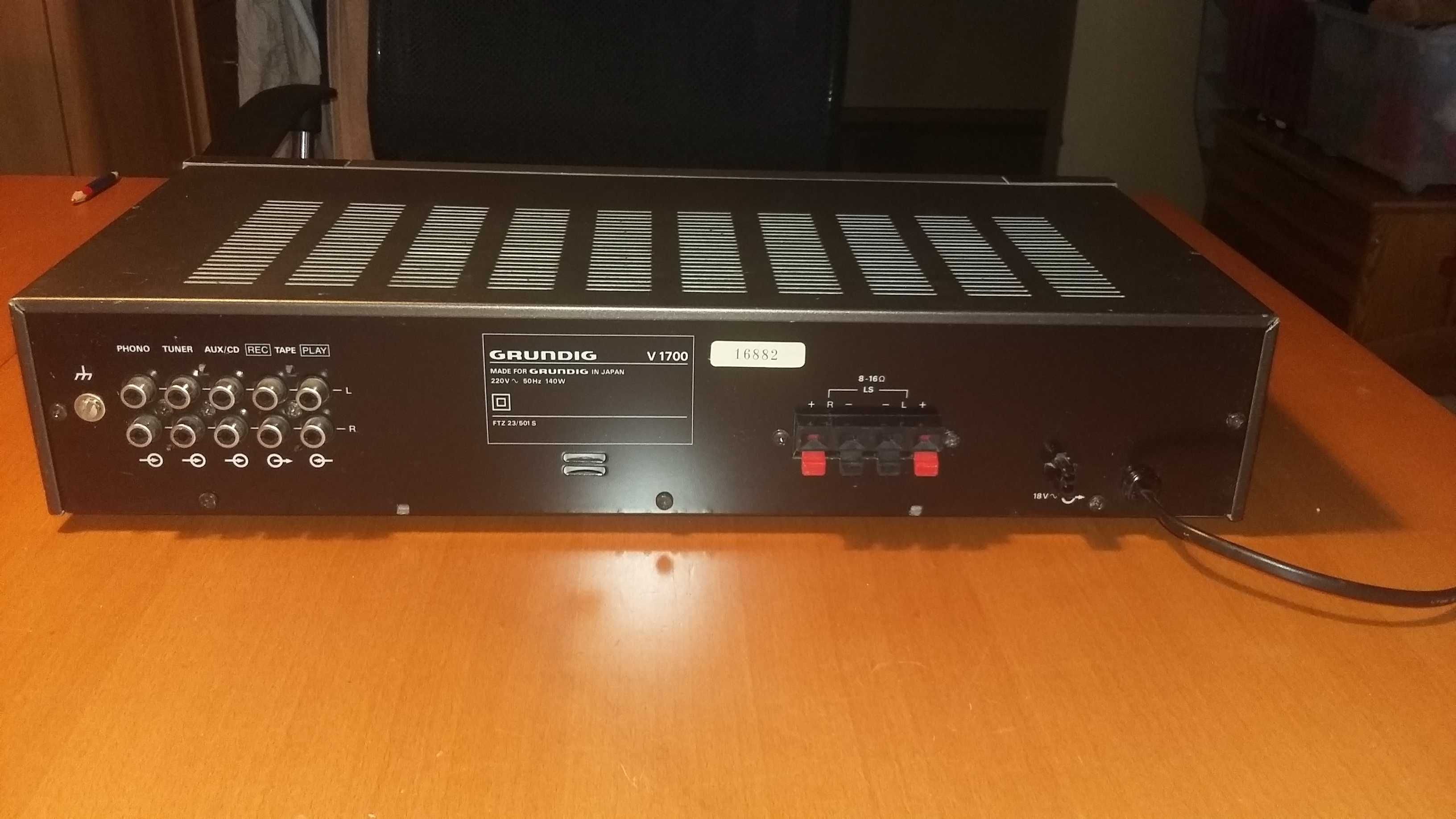 wzmacniacz stereo GRUNDIG V1700 ciepłe brzmienie !