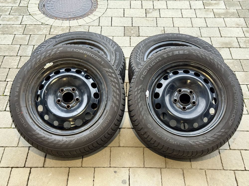 Koła stalowe 5x108 Ford Focus Ford Connect 205/60 R16 96H XL NOKIAN