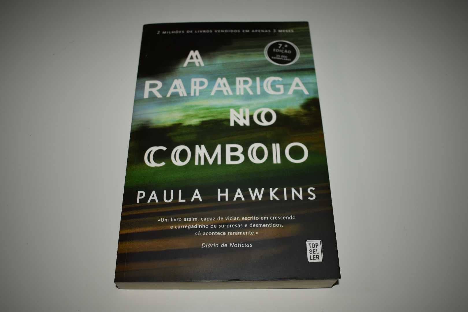 Livro “A Rapariga no Comboio”, de Paula Hawkins