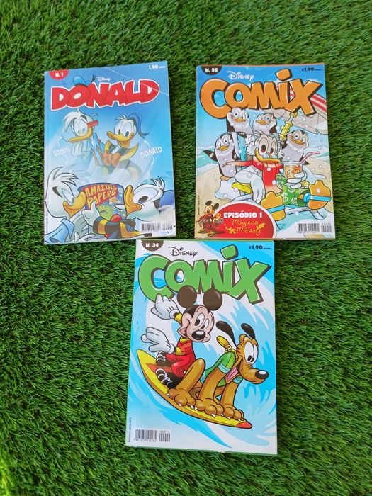 3 revistas banda desenhada Disney