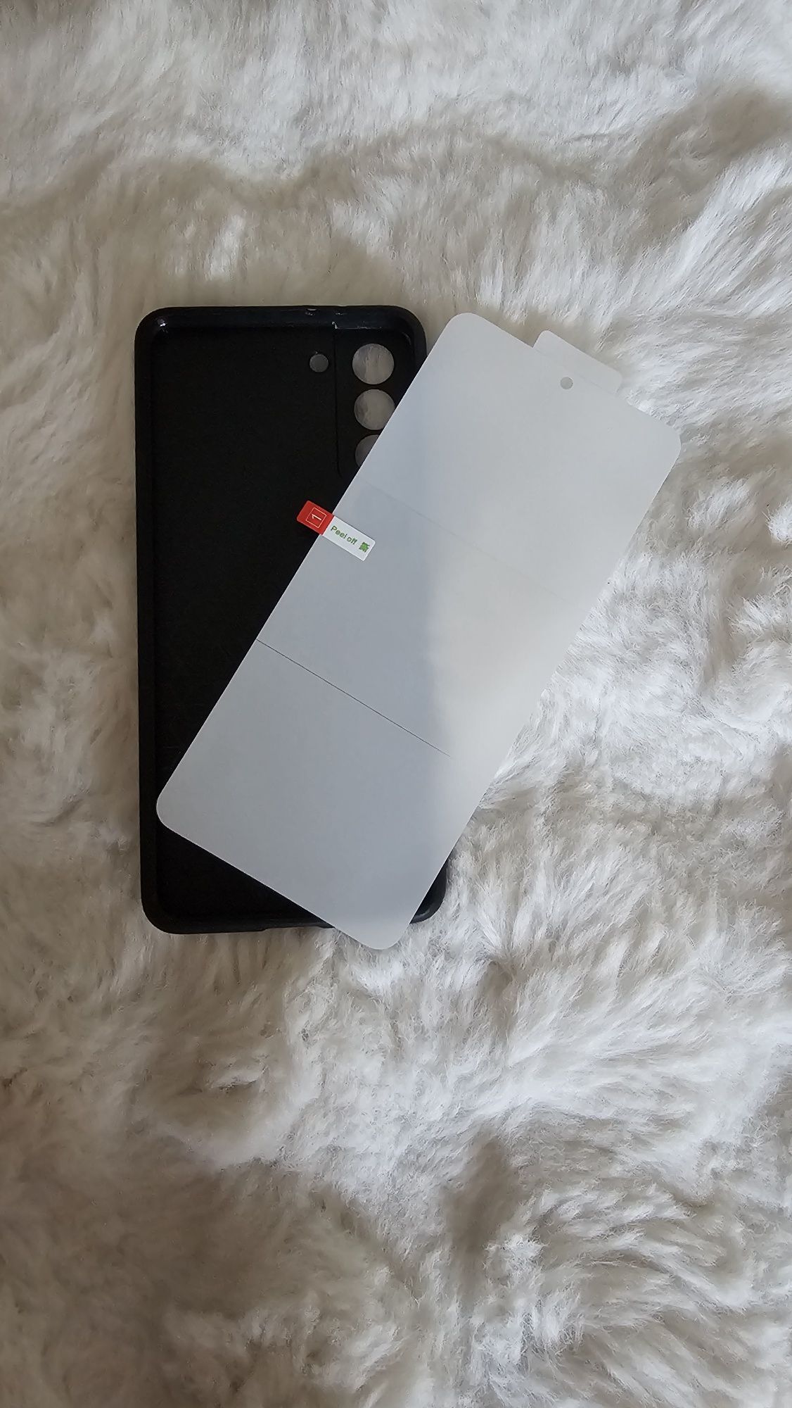 Samsung S21+ . Etui plus 2 folie hydrożelowe