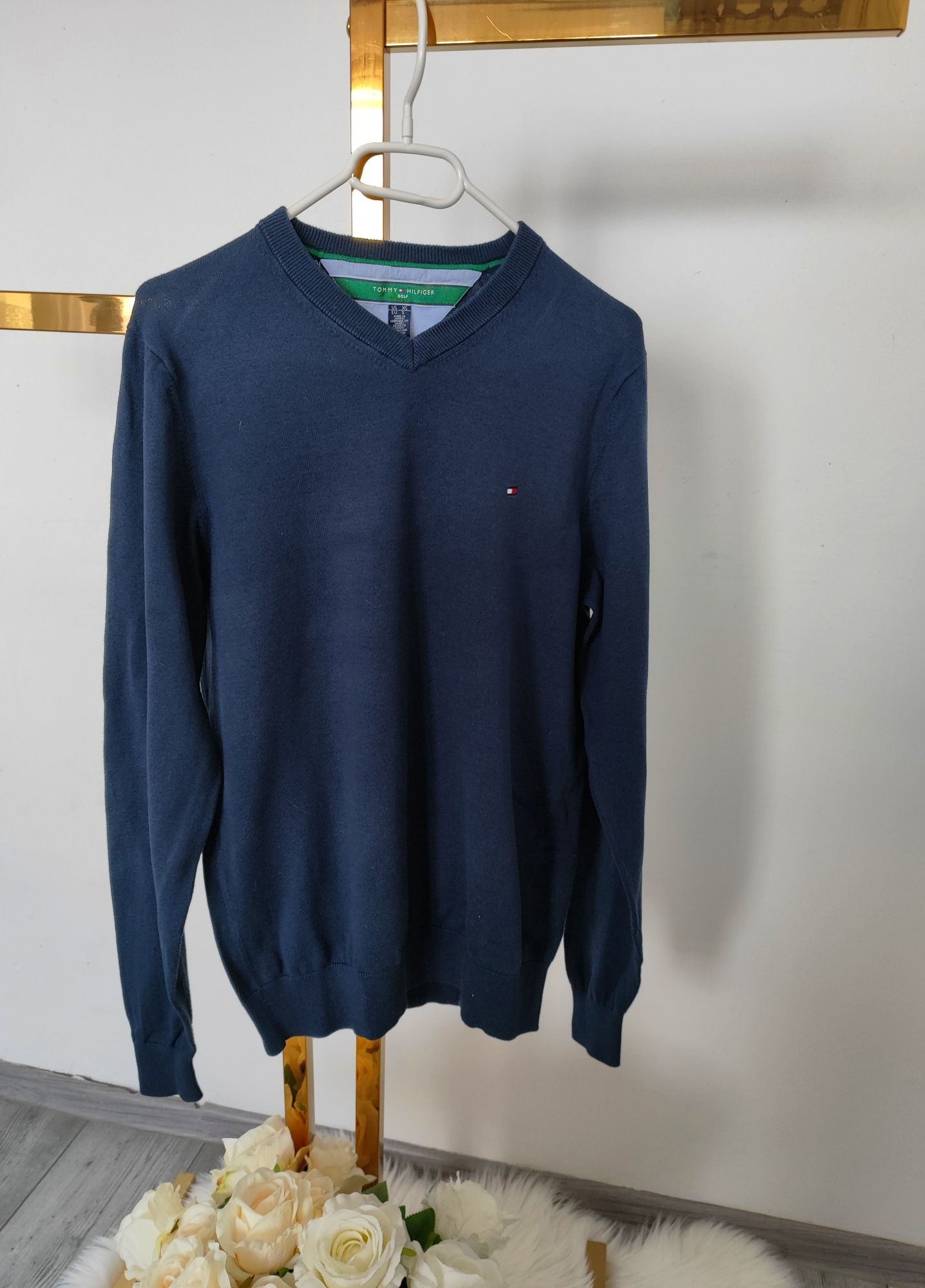 Męski sweter Tommy Hilfiger S bawełniany