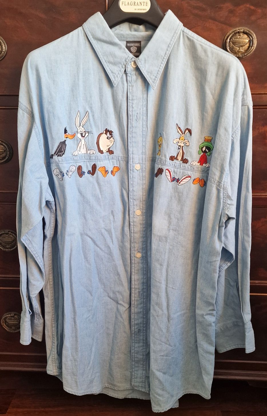 Camisa ganga bordada