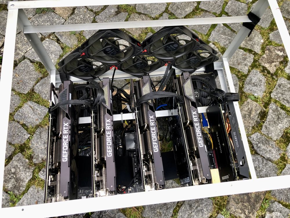 Rig Mineração RTX 3060 sem LHR