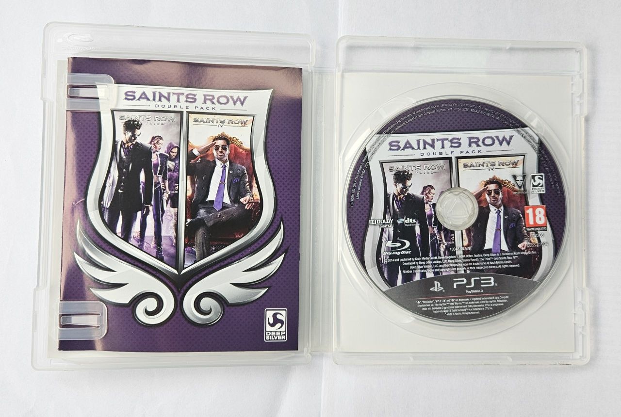 Saints Row Double Pack Ps3 Playstation 3 Komplet 3xA BDB The Third 4