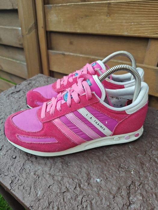 Damskie śliczne buty sportowe Adidas La Trainer rozmiar 36 i 2/3 BDB