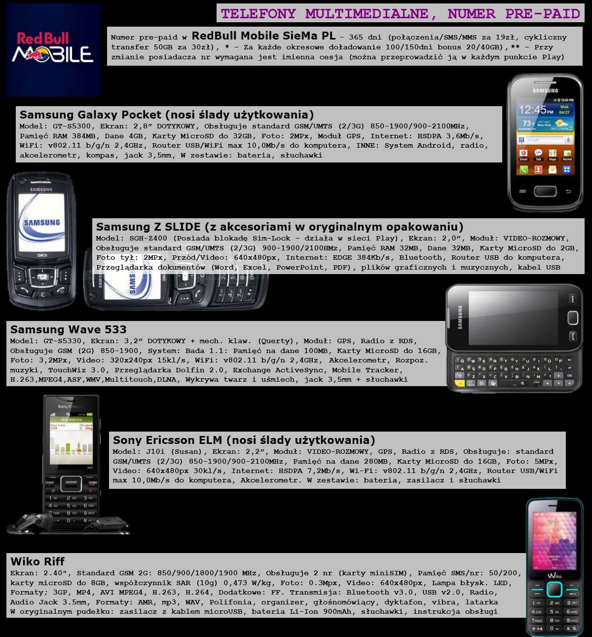 Samsung Galaxy Pocket (Model: GT-S5300)