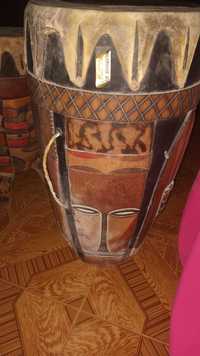 2 Tambores mocambique art muito antigo comprado em leilao e batuque