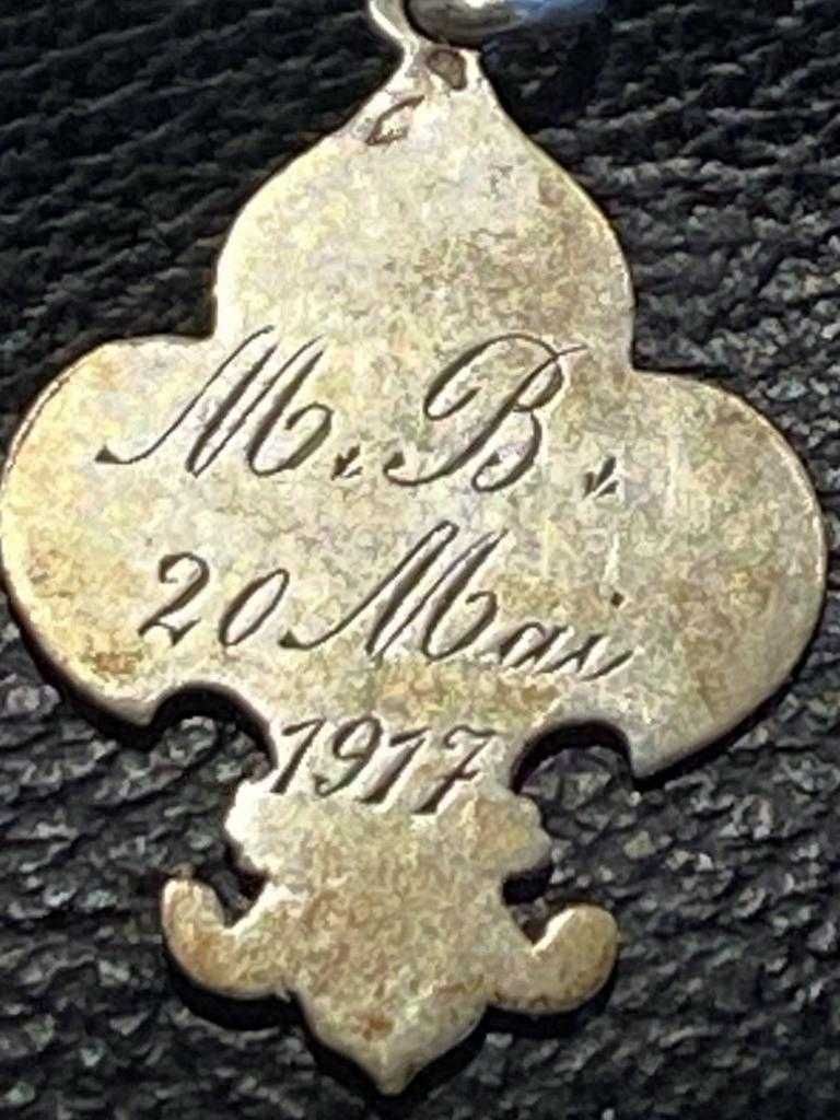 Medalik Ag I Komunia Św.  Francja 1917r.