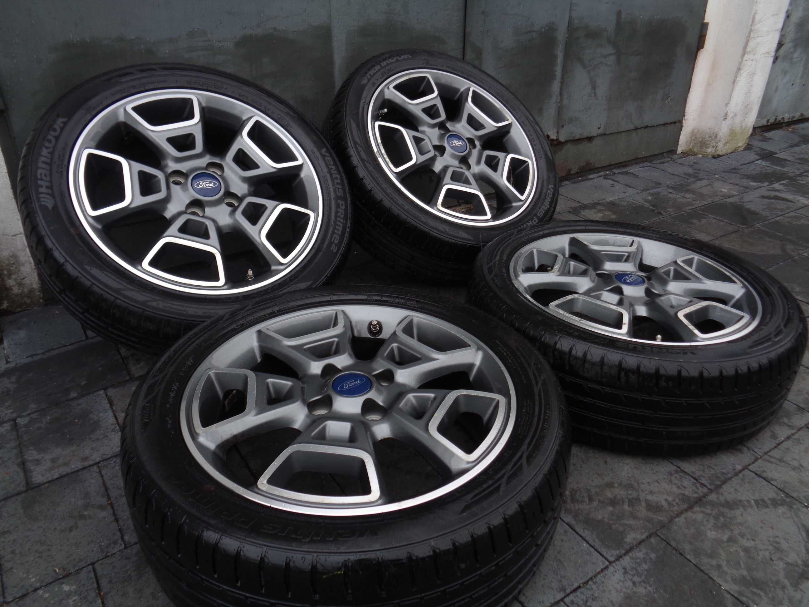 Oryginalne alufelgi 17 cali 4x108 FORD Ecosport, Fusion + opony letnie
