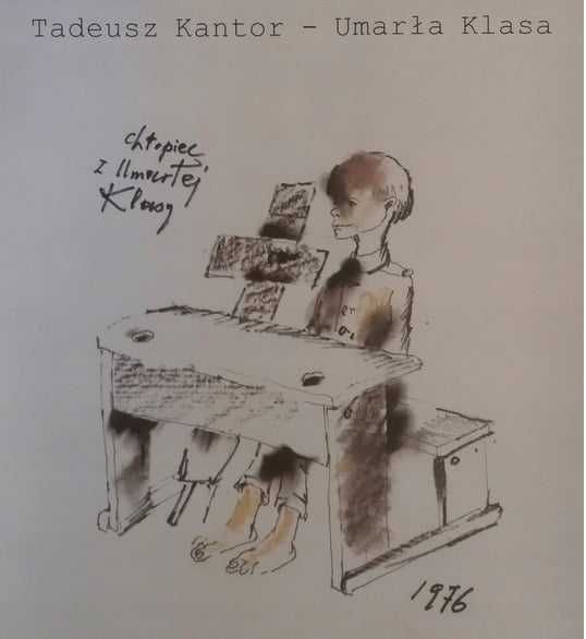 Plakat Umarła klasa Tadeusz Kantor 1976 r.