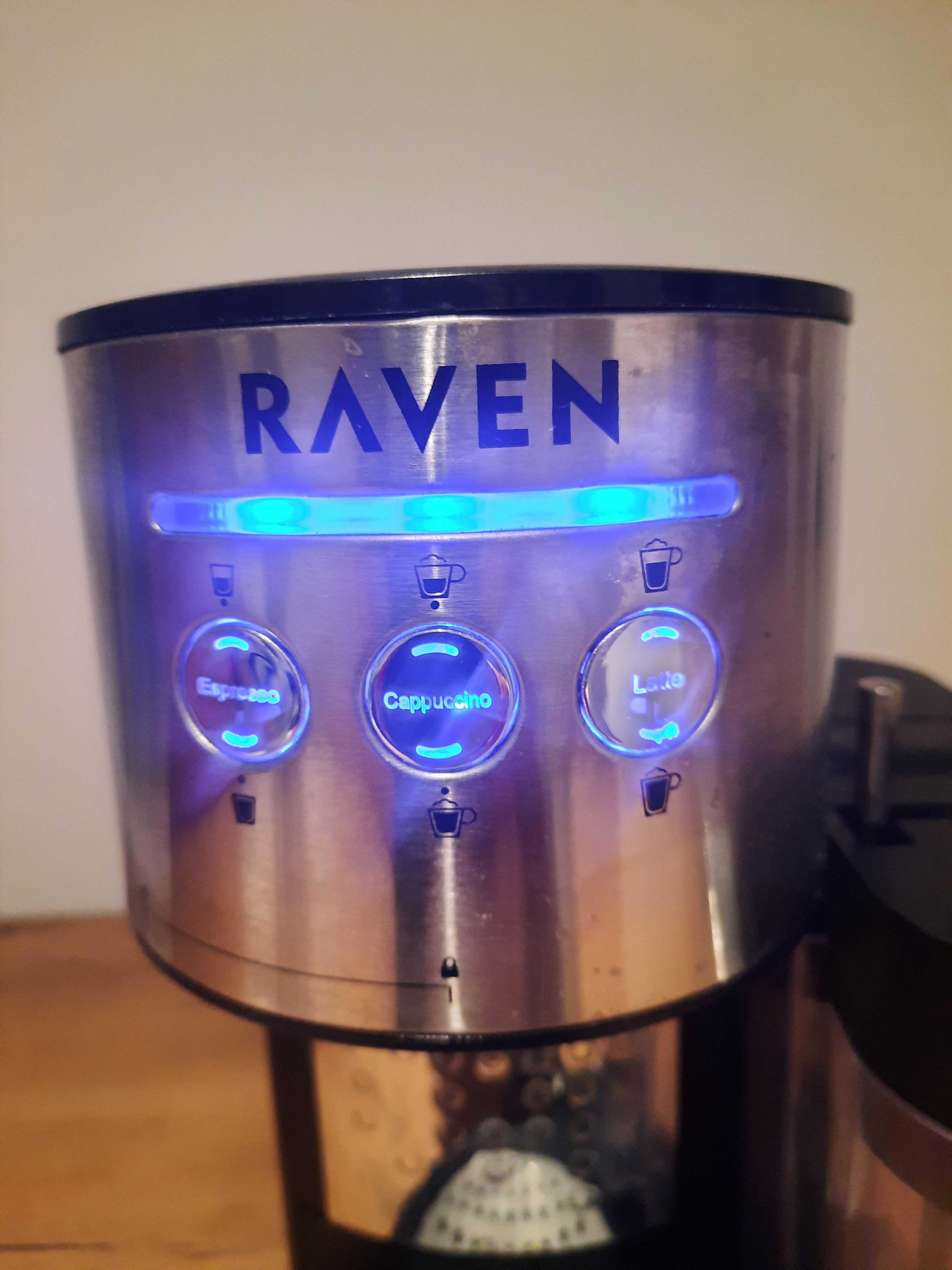 Kolbowy ekspres ciśnieniowy do kawy Raven spienianie mleka 100%sprawny