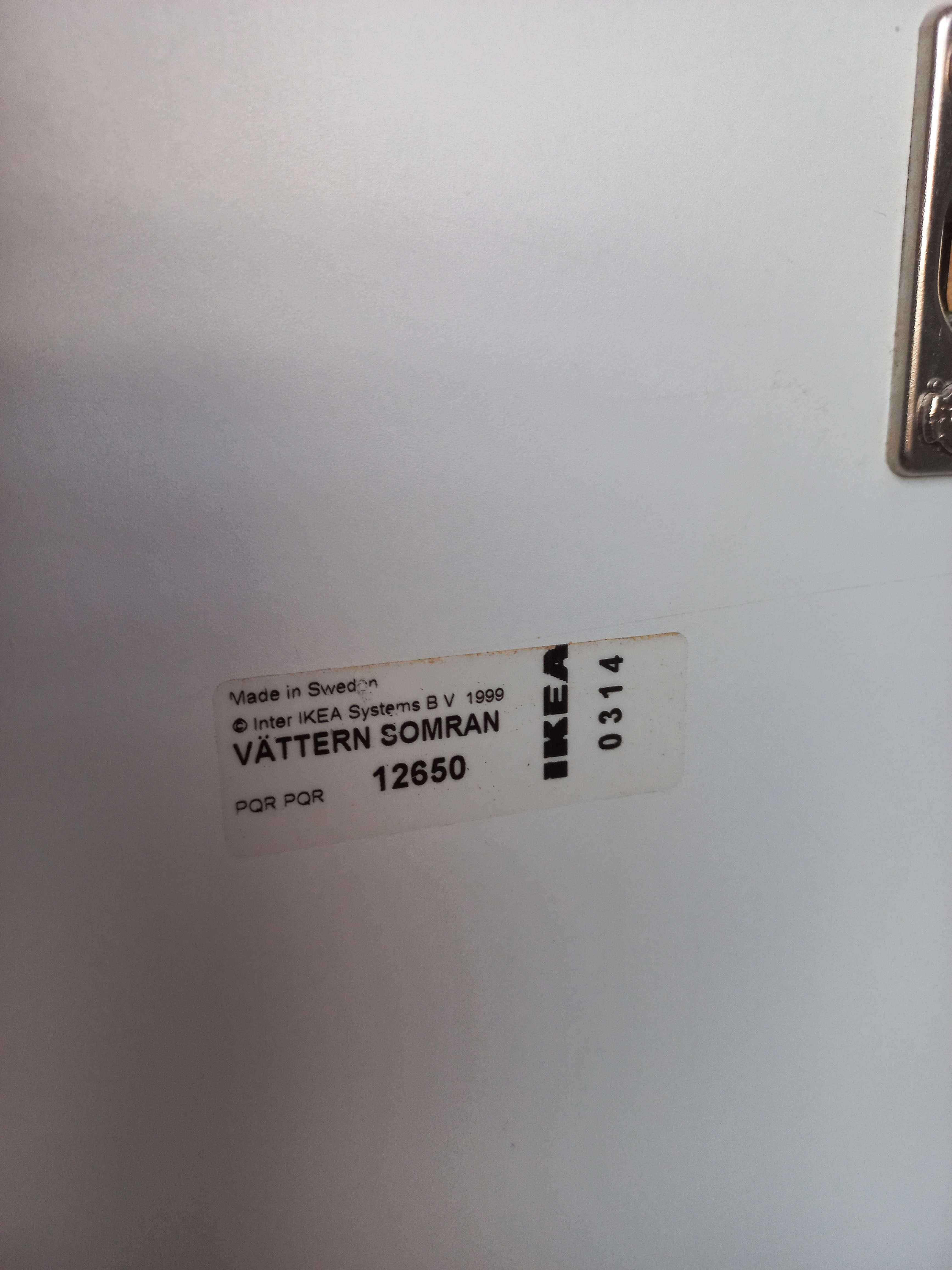 Szafka łazienkowa Ikea Vattern szklana półka drewniane uchwyty UNIKAT