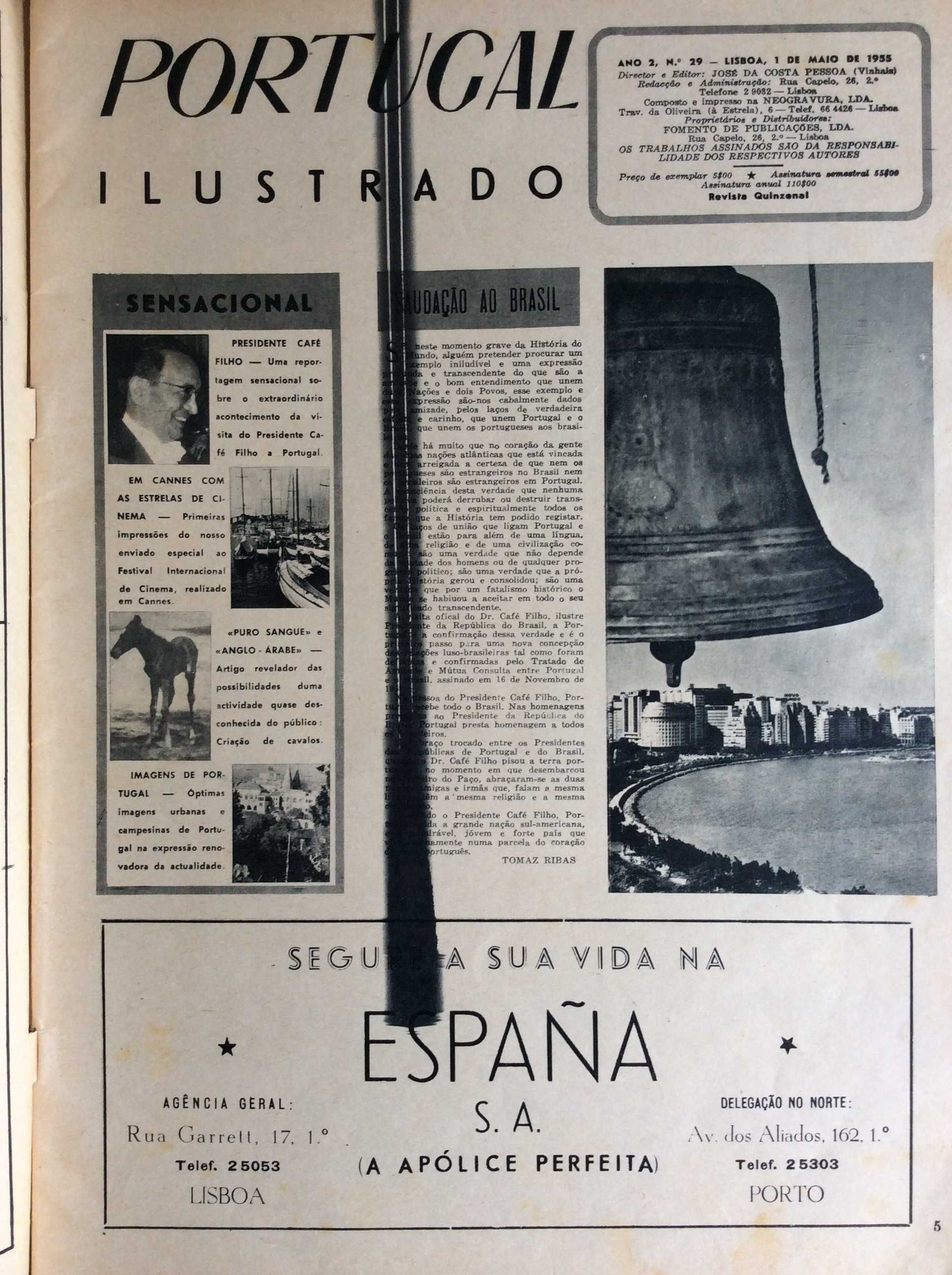 Portugal ilustrado, ( atualidades, documentários, etc.), 1955