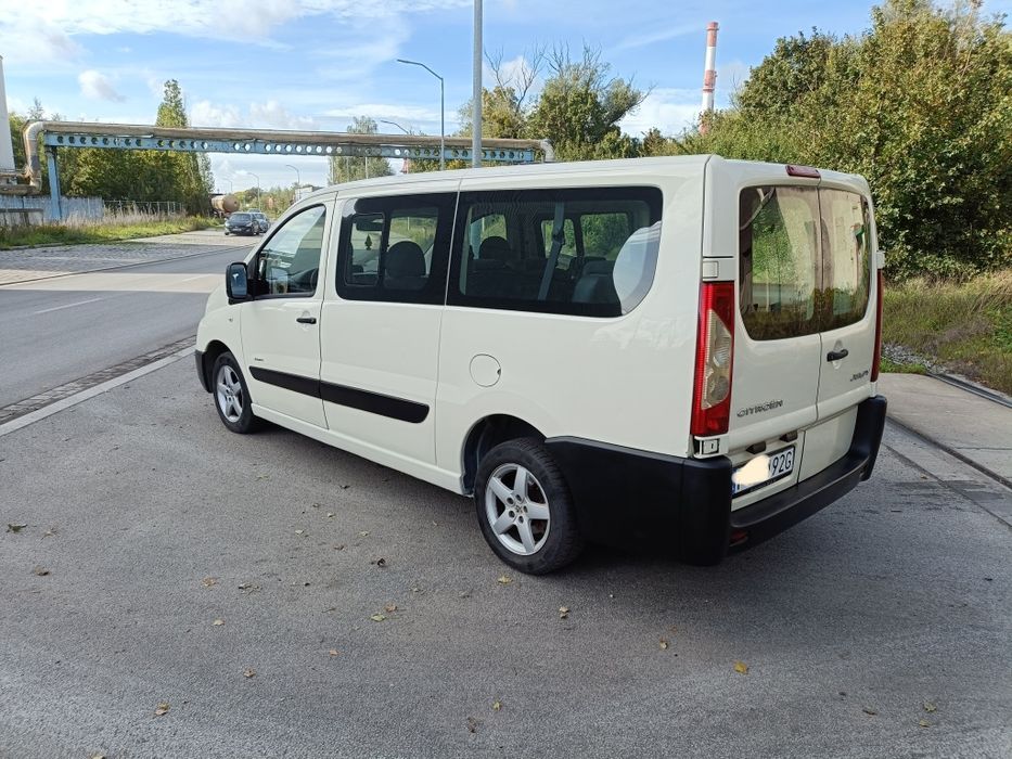 Citroen Jumpy ll 2008r 9 Osobowy Long 1.6 HDI Klimatyzacja Bez DPF