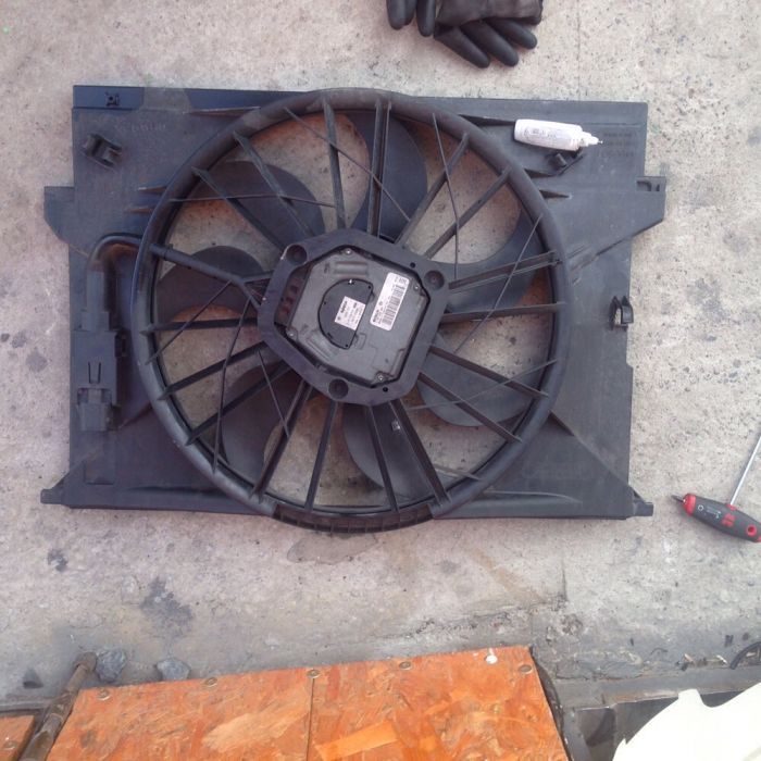 mercedes w 211 210 203 212 220 204 вентилятор дифузор интеркулер радіа