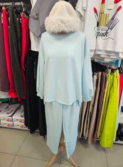 Komplet dresowy turkusowy masełko Plus Size Italy !!!