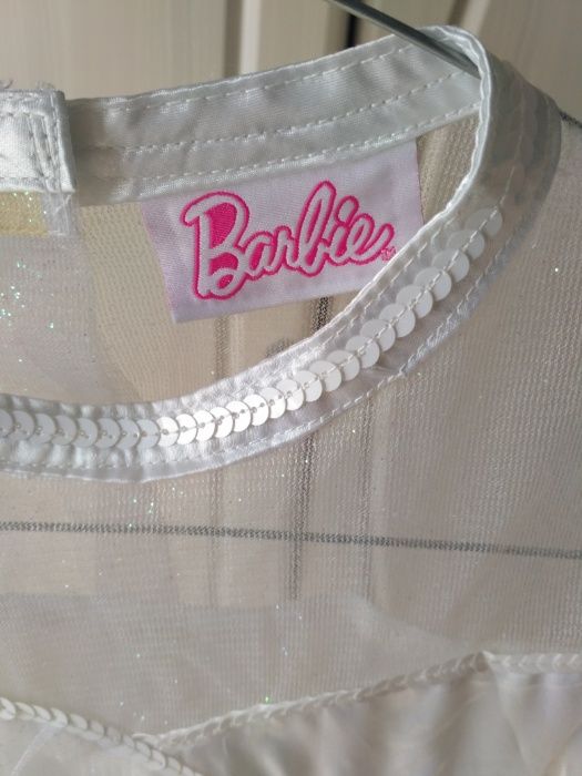 Белое выпускное платье Барби Barbie Mattel зима снежинка снегурочка