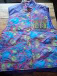 Colete floral vintage
