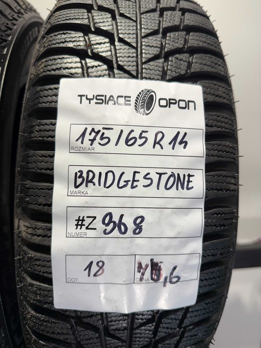 Opony Zimowe 175/65/14 Bridgestone Blizzak Komplet #Z368
