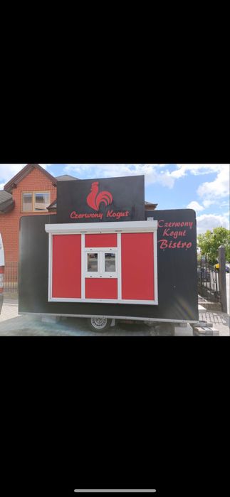 Przyczepa gastronomiczna wyposażona gotowa do pracy