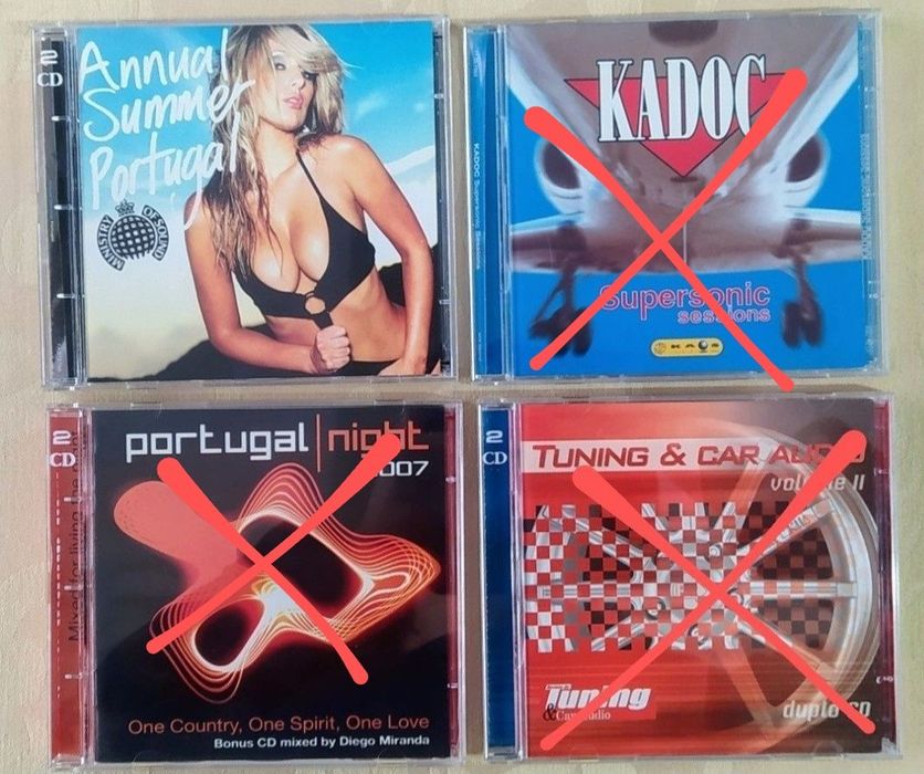 Vários CDs - vários preços