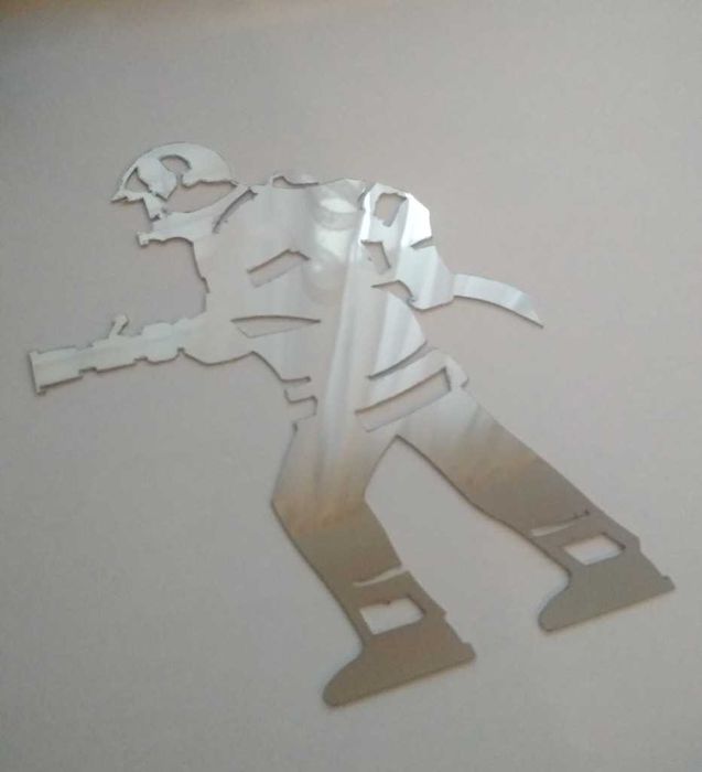 Naklejka strażak straż pożarna chrom na auto samochód