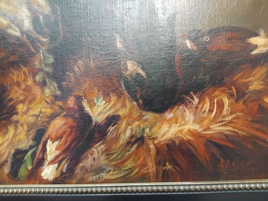 Pintura a oleo sobre tela   assinada