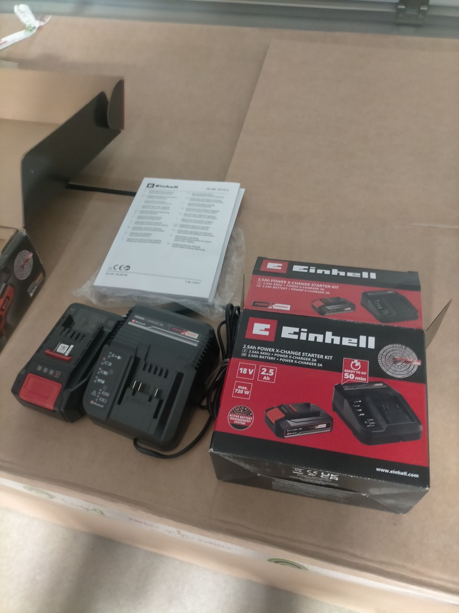 EINHELL pistolet do silikonu NOWY plus bateria i  ładowarka
