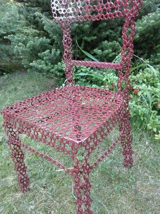 sztuka nowoczesna krzesło ręcznie robione