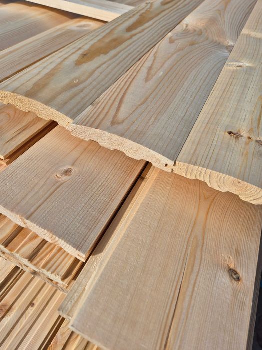 Boazeria, deska elewacyjna, skandynawska, 14x145mm w 2-kl (ładna) !!!