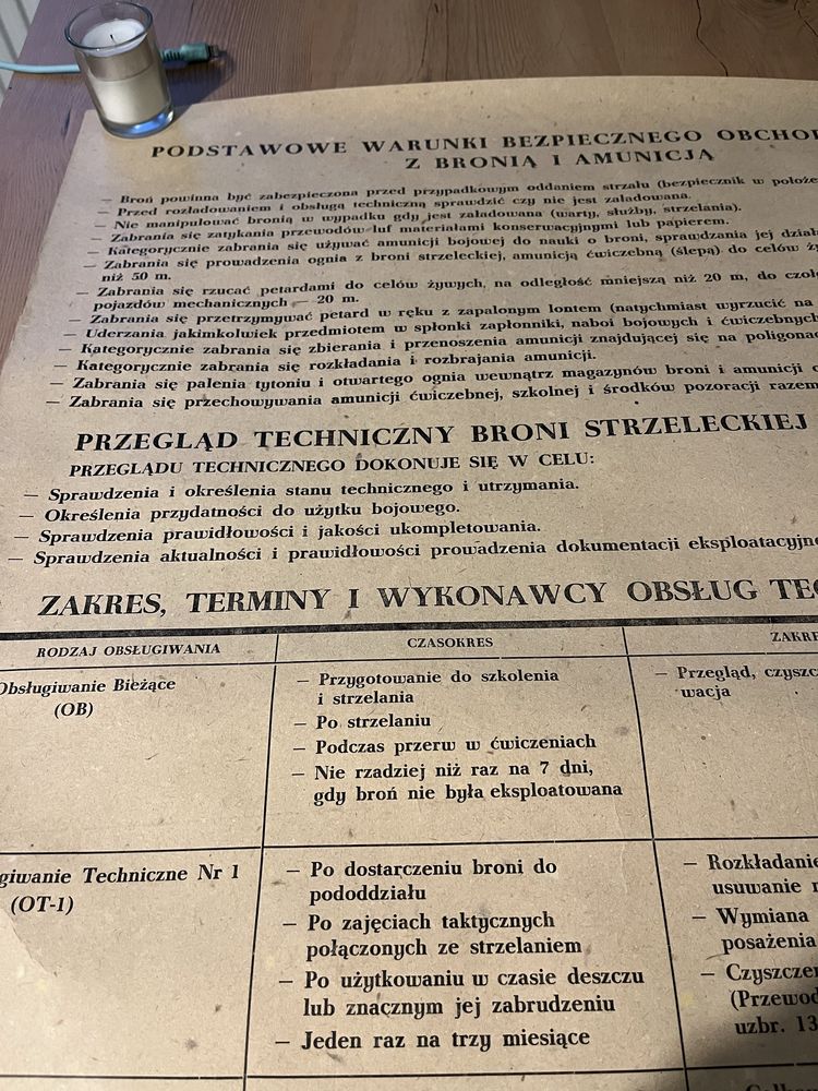 Plakat prl z jednostki wojskowej wielkosc