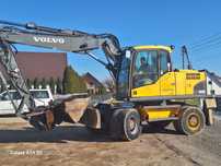 Volvo EW 160E  Koparka kołowa Volvo EW 160E brutto zamiana