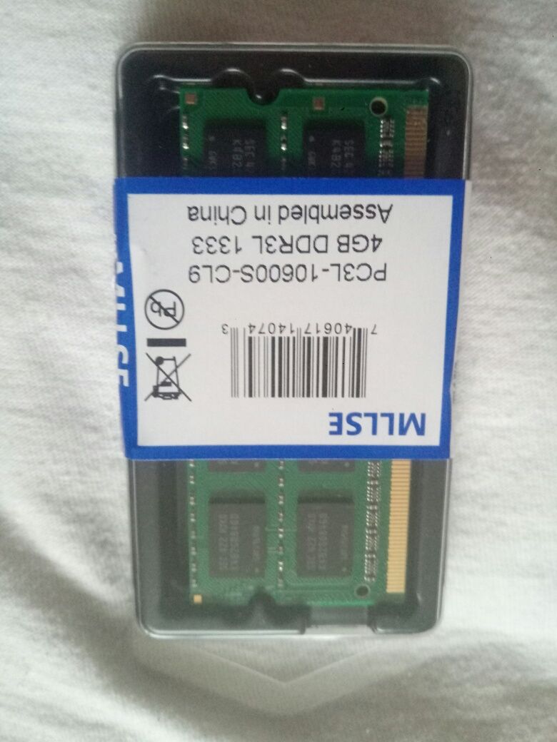 продам новую оперативную память для ноутбука 4 GbDDR 3L частотой 1333