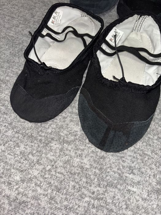 Черные балетки для танцев 38 размер - 22.5 см