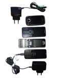 Telefon komórkowy Nokia 6700 Samsung F 250 gt-s5611 ładowarka 4 szt.